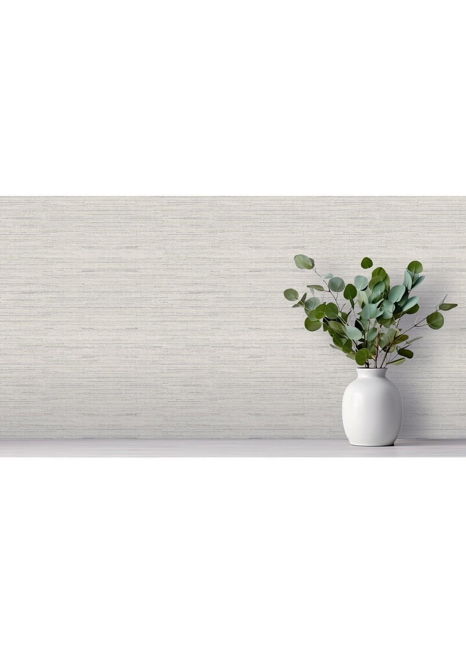 Arthouse Ginkgo Plain Grey Wallpaper