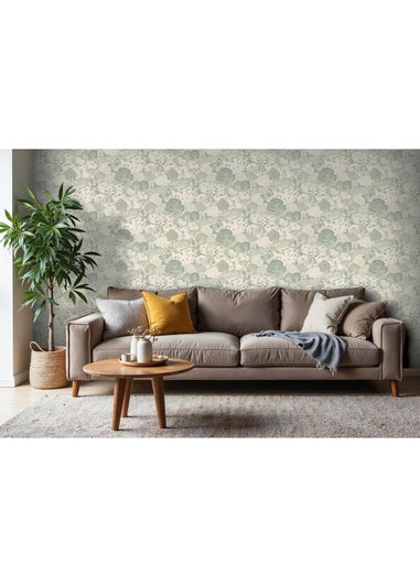 Arthouse Country Landscape Sage Wallpaper