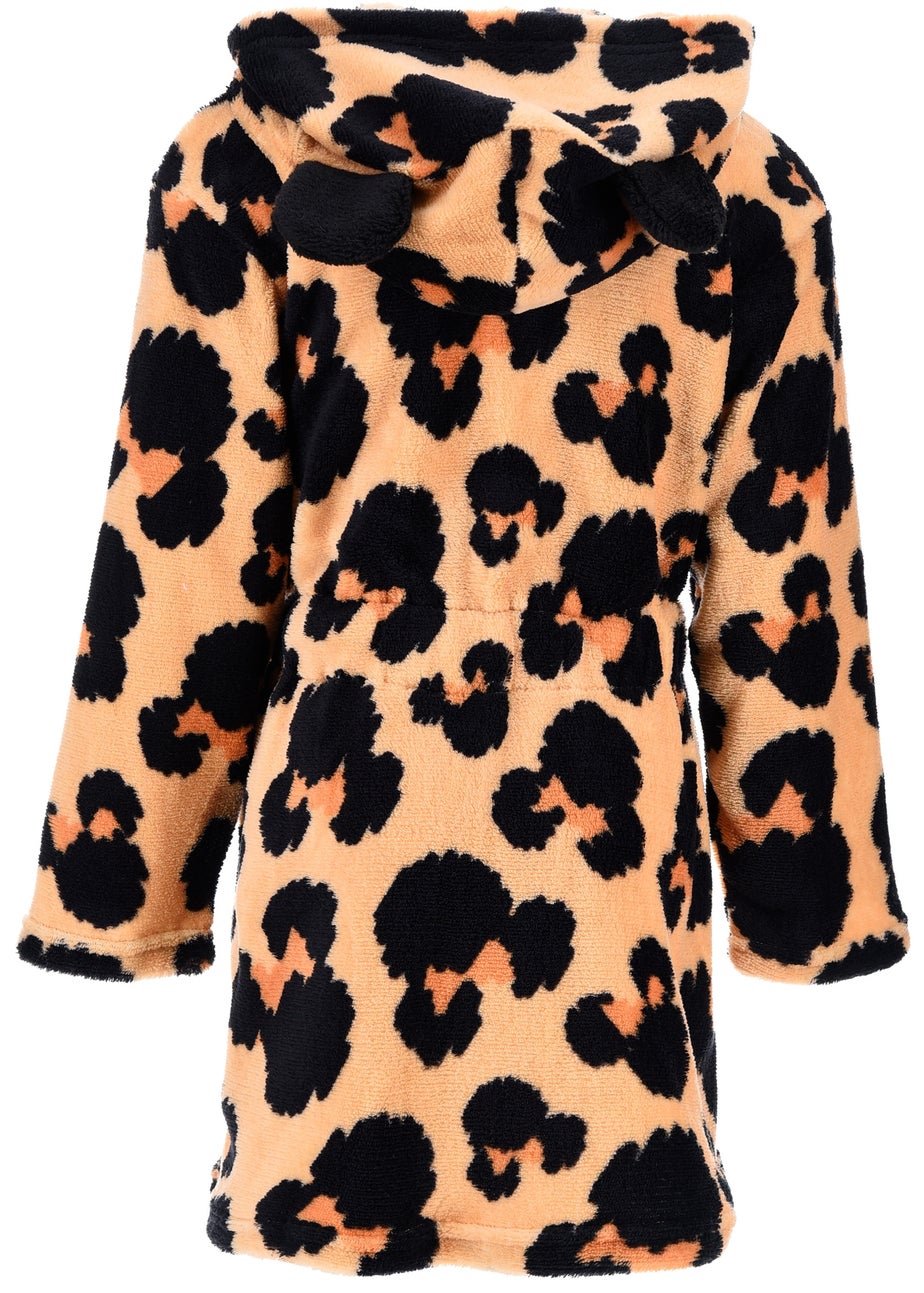 Disney Minnie Mouse Leopard Kids Dressing Gown (3-8 Years)