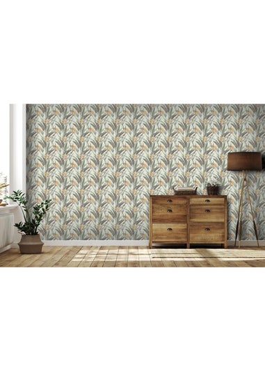 Arthouse Soft Jungle Vines Soft Green Wallpaper