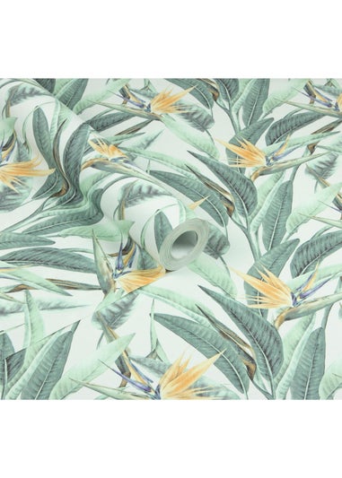 Arthouse Soft Jungle Vines Soft Green Wallpaper