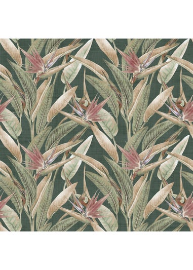 Arthouse Soft Jungle Vines Deep Green Wallpaper