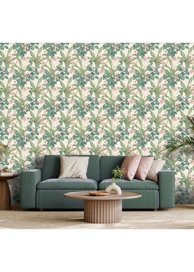 Arthouse Pretty Botanical Neutral Wallpaper