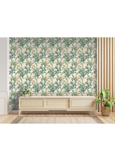 Arthouse Pretty Botanical Neutral Wallpaper