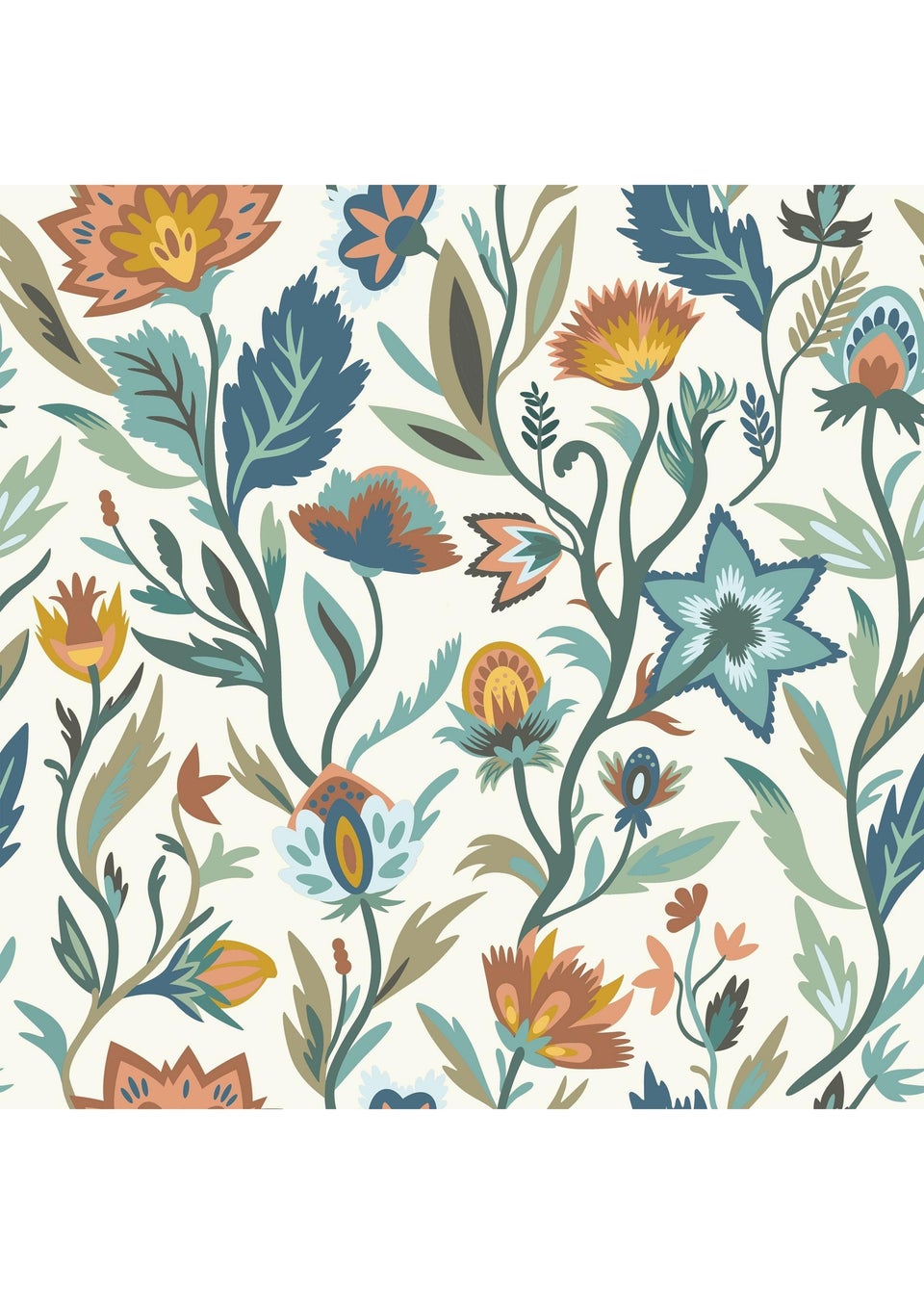 Arthouse Lush Paradise Blue Wallpaper