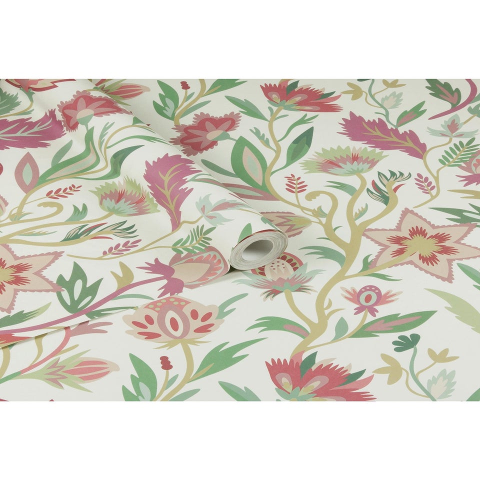 Arthouse Lush Paradise Pink Wallpaper