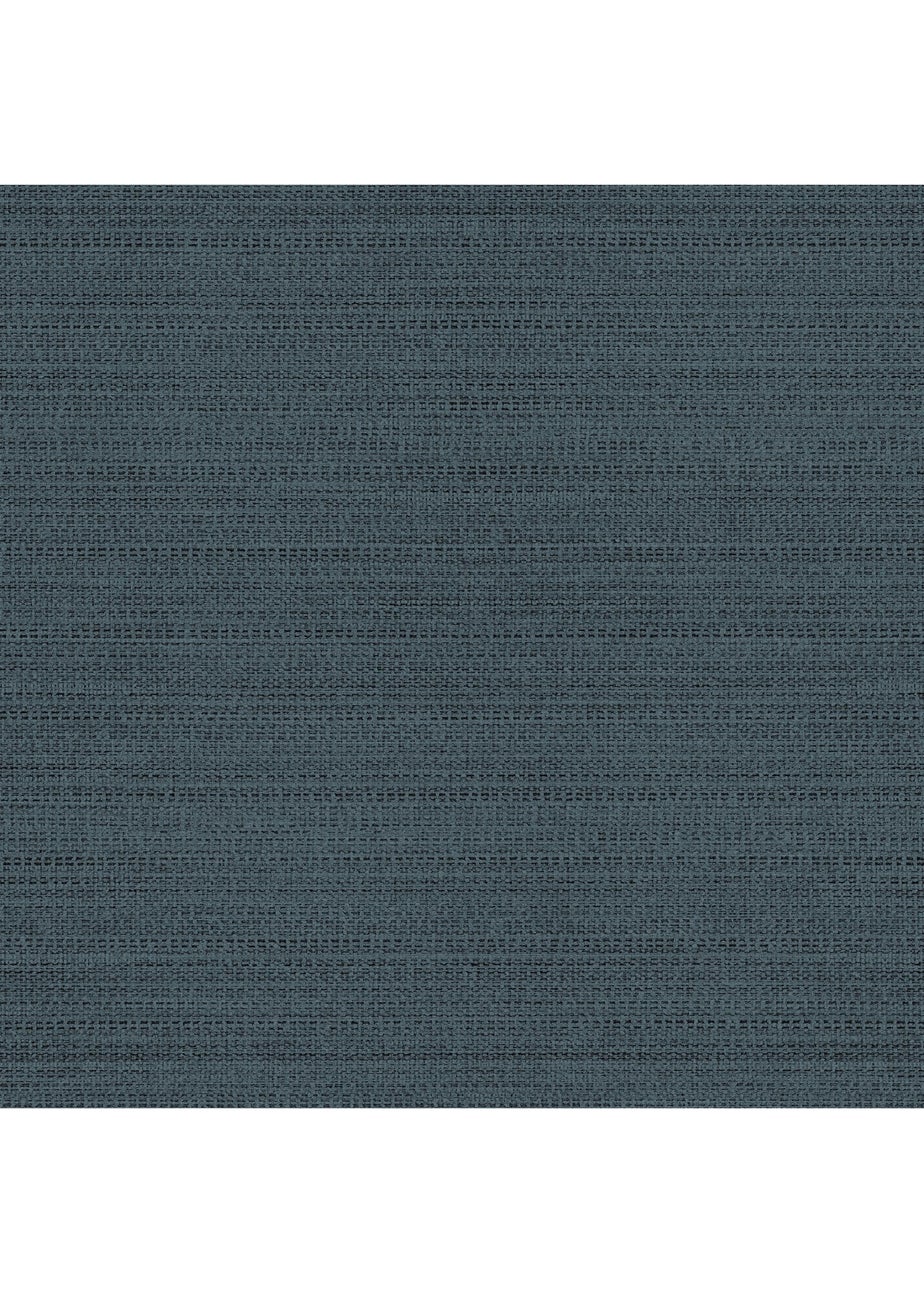 Arthouse Raffia Texture Blue Wallpaper