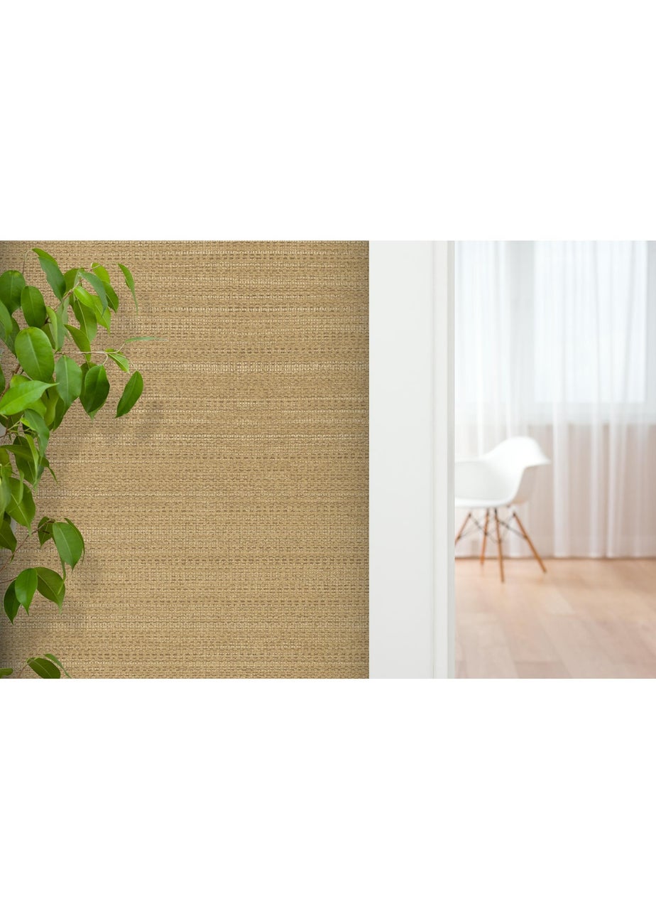 Arthouse Raffia Texture Rust Wallpaper