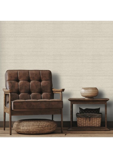 Arthouse Raffia Texture Neutral Wallpaper