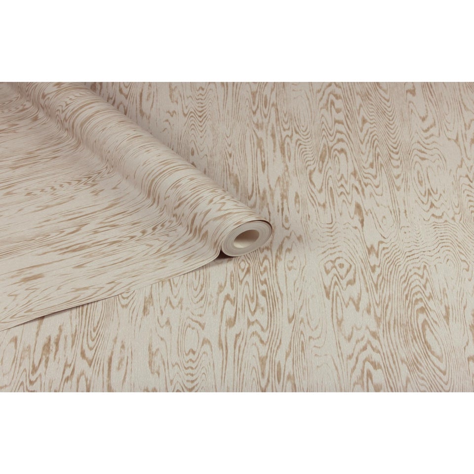 Arthouse Wood Grain Neutral Wallpaper