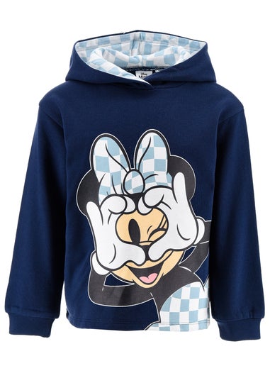 Disney Minnie Mouse Bow Kids Navy Hoodie (3-8 Years)