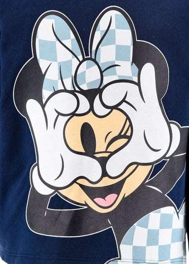 Disney Minnie Mouse Bow Kids Navy Hoodie (3-8 Years)