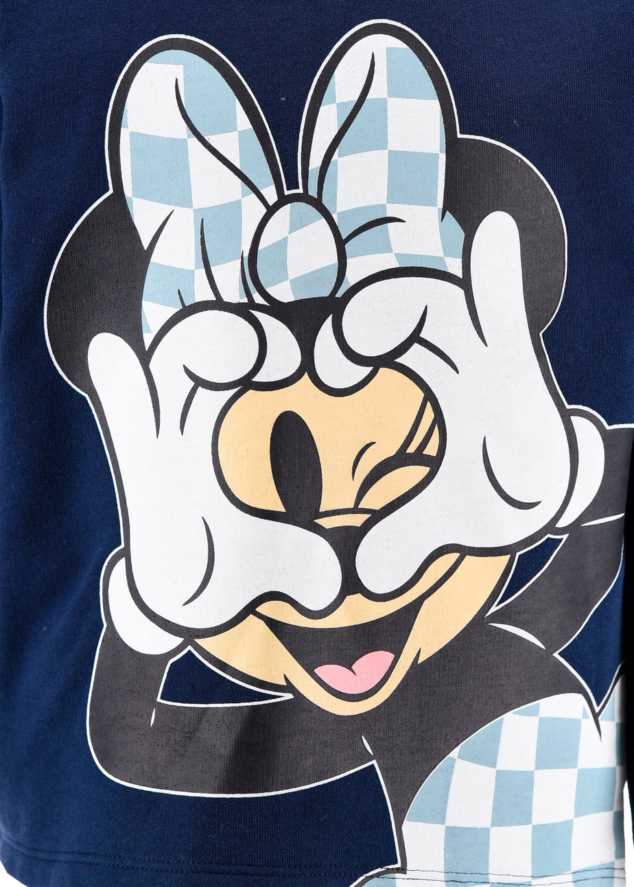 Disney Minnie Mouse Bow Kids Navy Hoodie (3-8 Years)