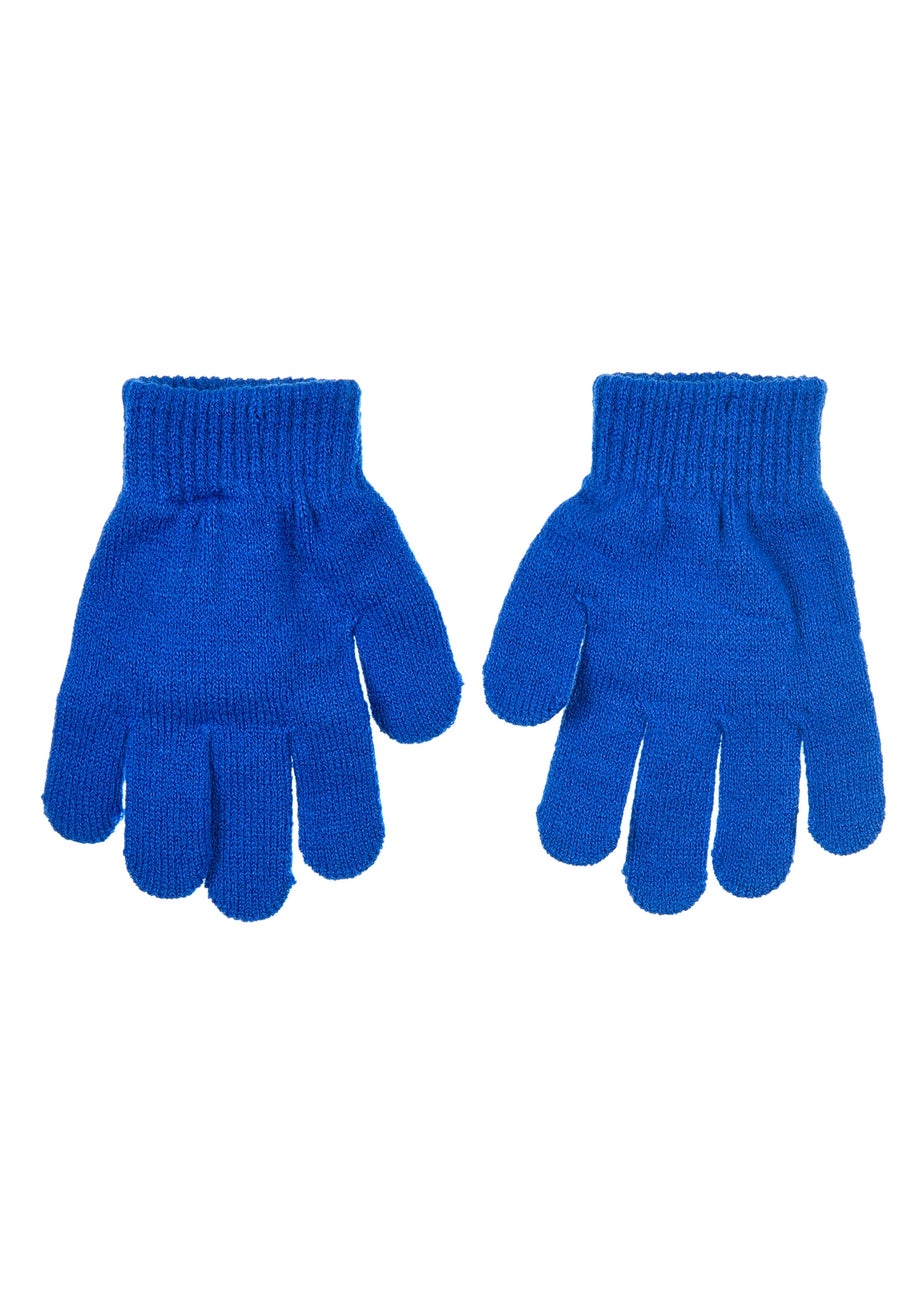 Sonic Checkers Kids Blue Hat & Glove Set