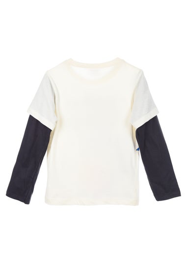 Sonic Always Running Kids Long Sleeve Skater Top (4-12 Years)