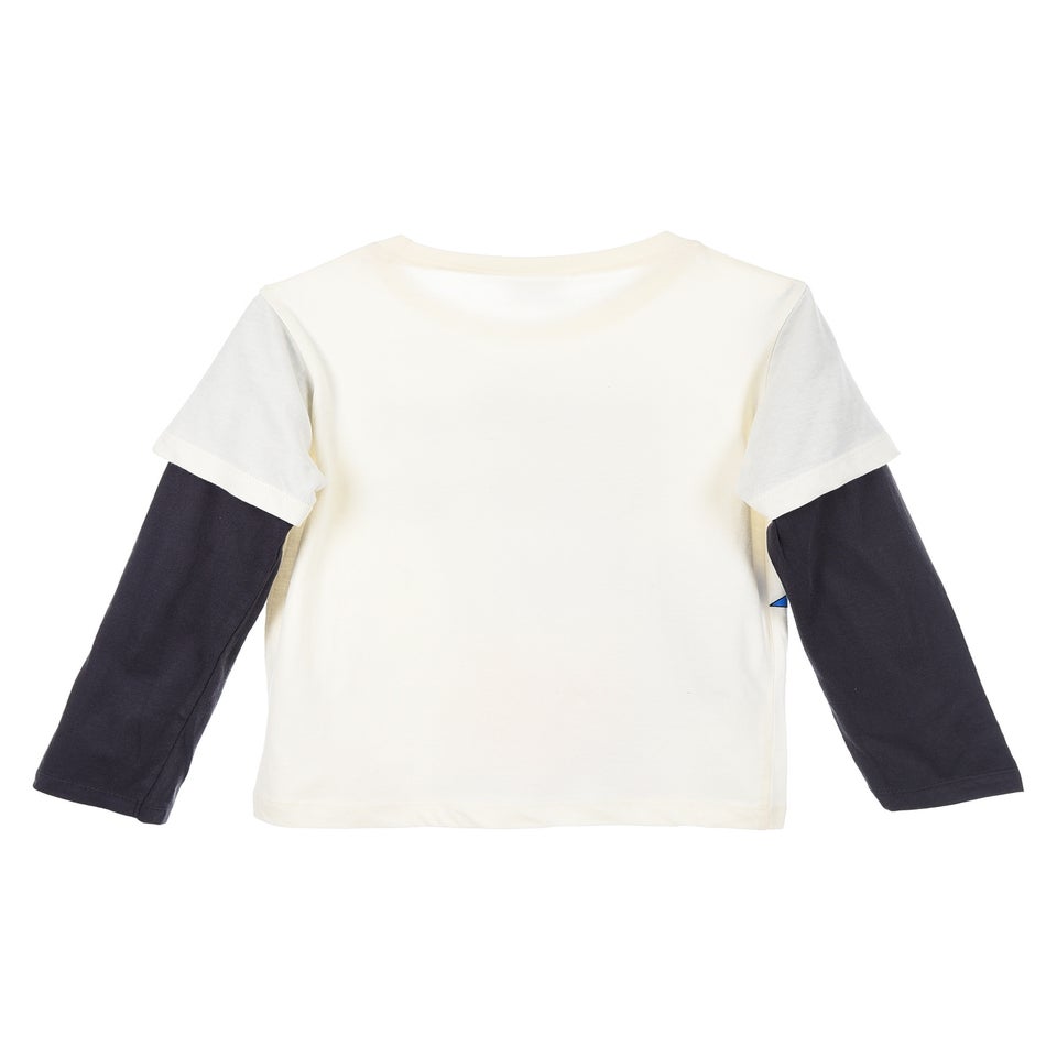 Sonic Always Running Kids Long Sleeve Skater Top (4-12 Years)