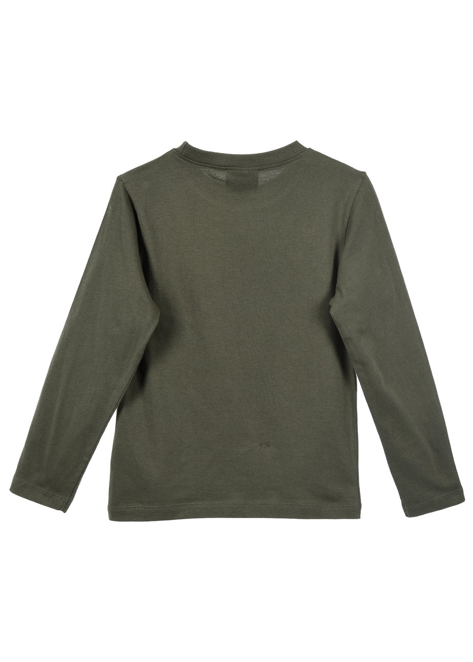 Dragon Ball Z Square Kids Green Long Sleeve Top (4-12 Years)