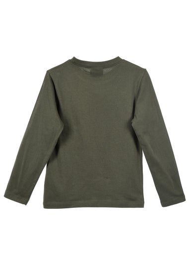 Dragon Ball Z Square Kids Green Long Sleeve Top (4-12 Years)