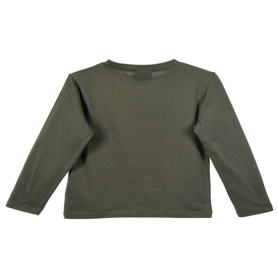 Dragon Ball Z Square Kids Green Long Sleeve Top (4-12 Years)