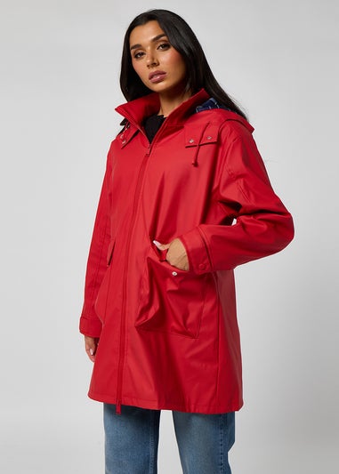 Urban Bliss Red Rubberised Raincoat