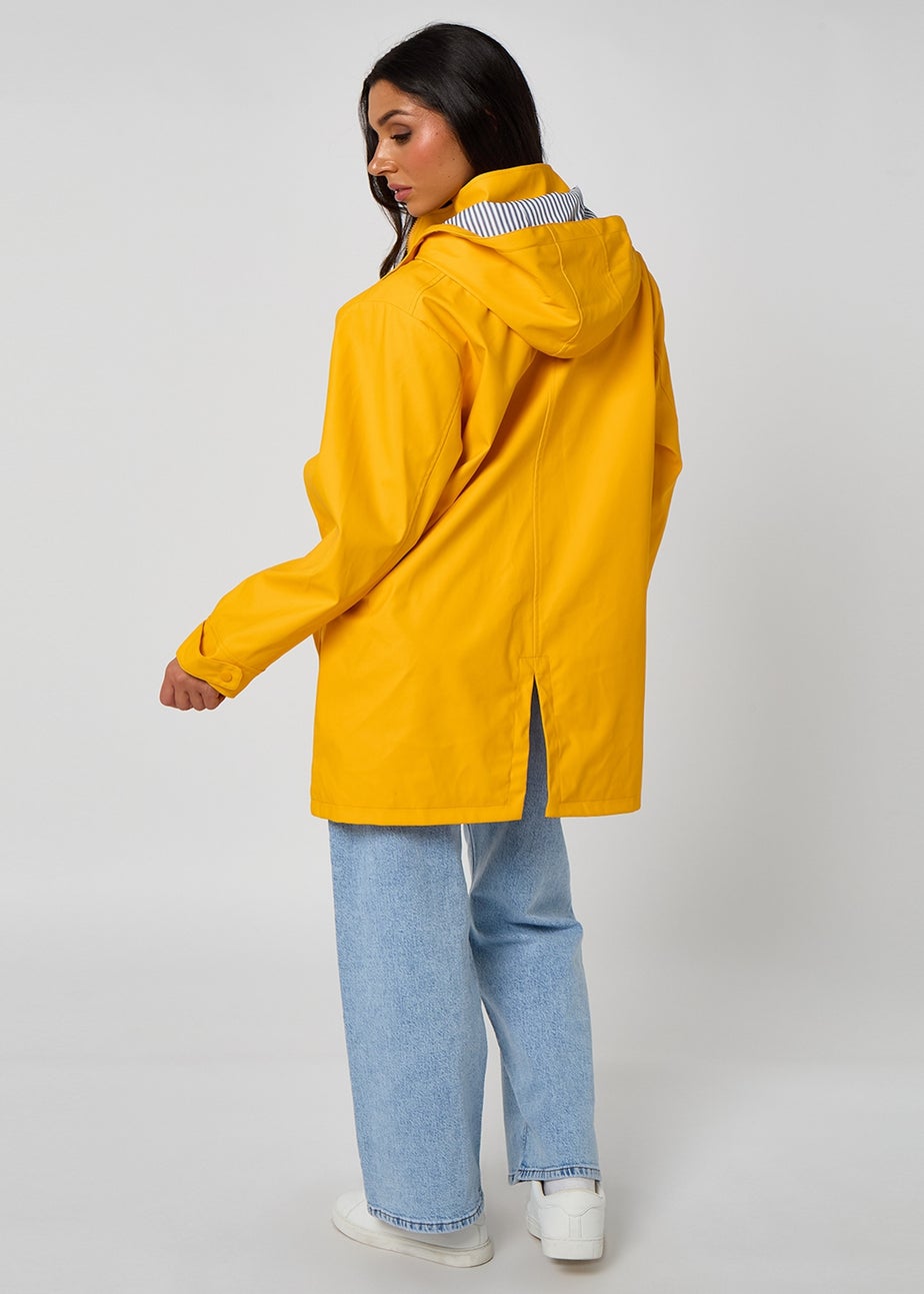 Urban Bliss Yellow Rubberised Raincoat