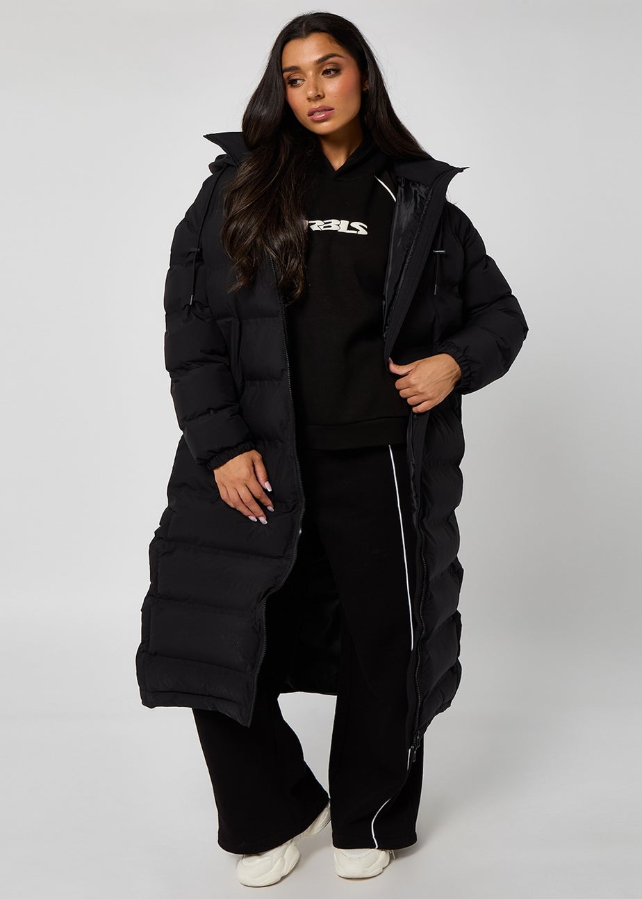 Urban Bliss Black Heatseal Maxi Puffer Coat