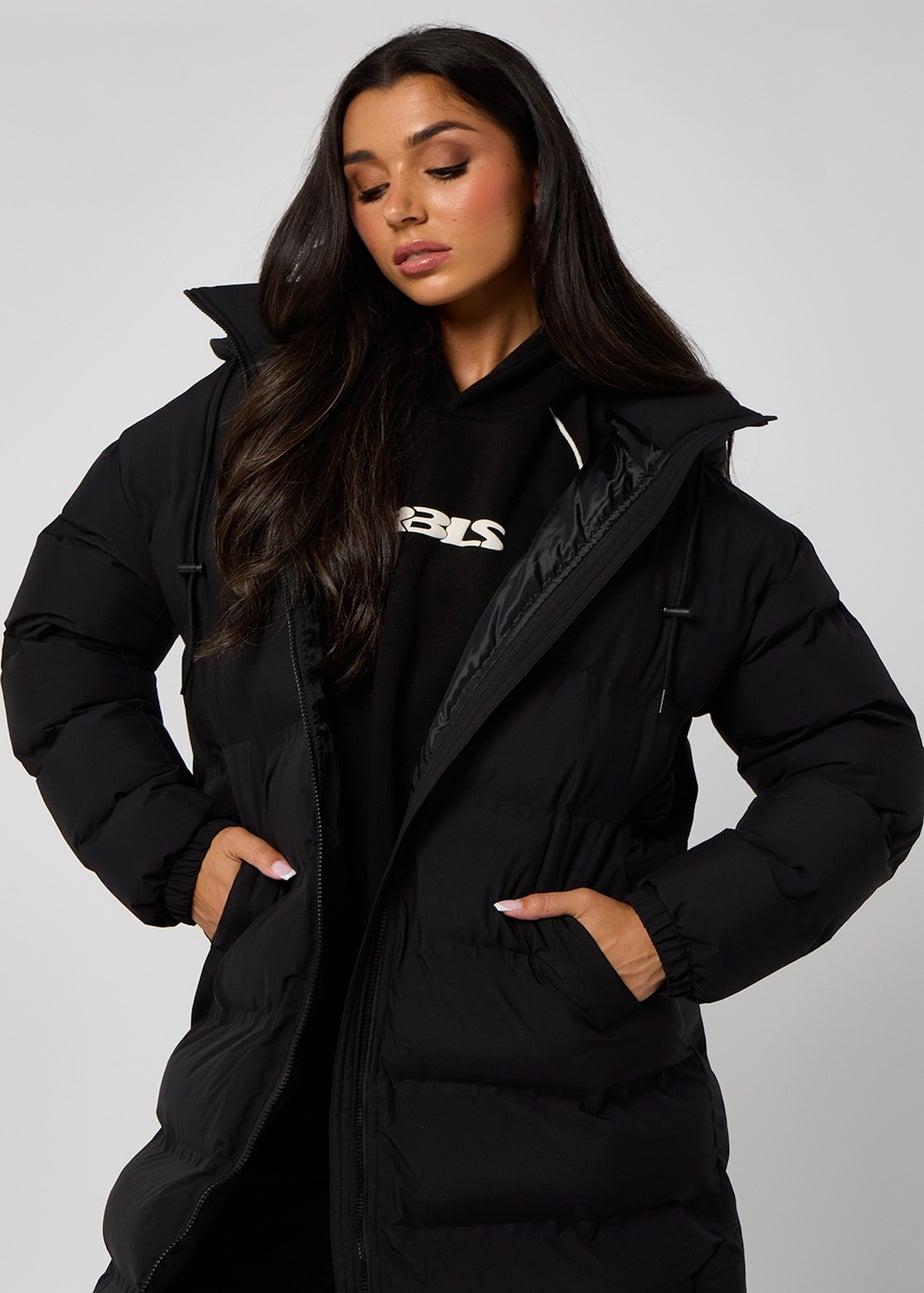 Urban Bliss Black Heatseal Maxi Puffer Coat