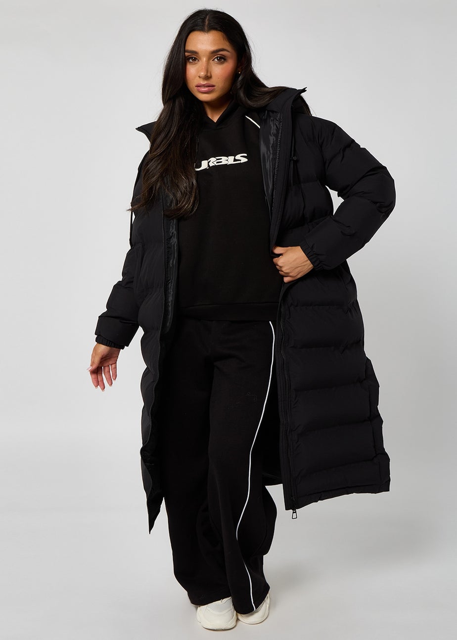 Urban Bliss Black Heatseal Maxi Puffer Coat