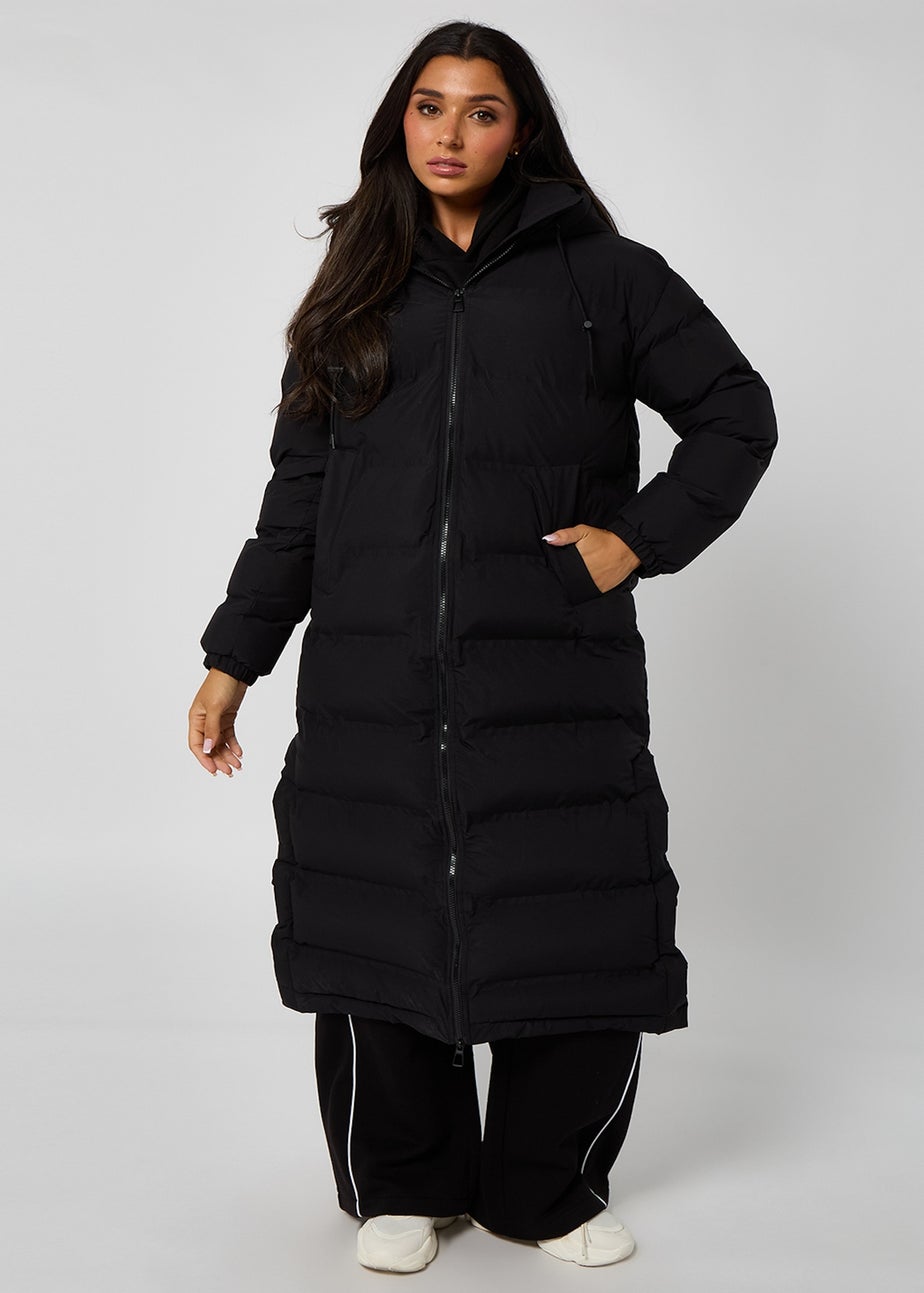Urban Bliss Black Heatseal Maxi Puffer Coat