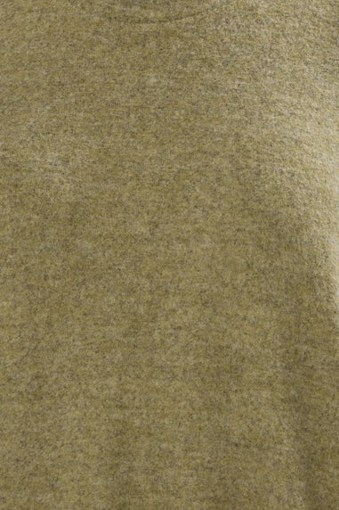 Yours Khaki Green Soft Touch Jumper