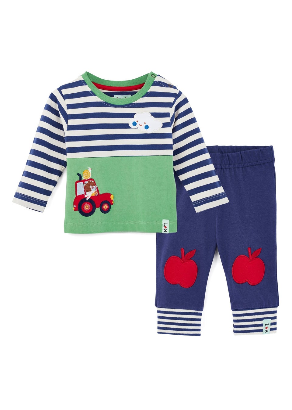 Lilly & Sid Organic Cotton Multi Harvest Friends Playset (0-24 Months)