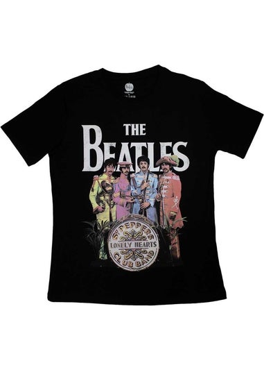 The Beatles Black Sgt Pepper T-Shirt