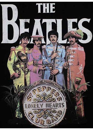 The Beatles Black Sgt Pepper T-Shirt