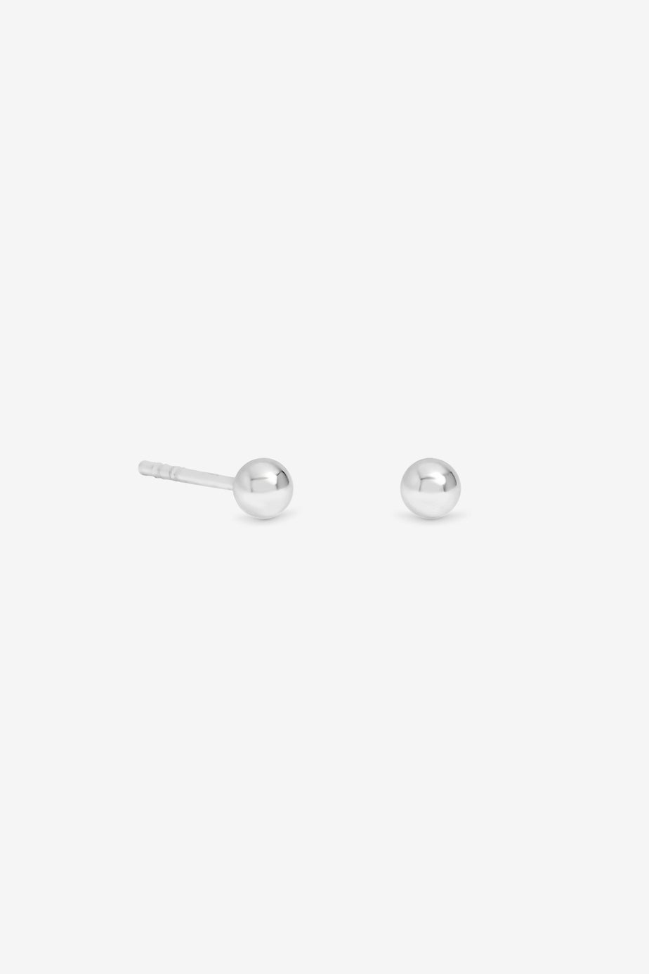 Simply Silver Sterling Silver 925 Polished Ball Stud Earrings