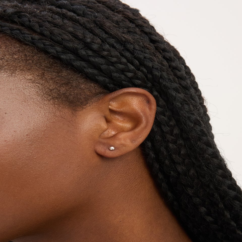 Simply Silver Sterling Silver 925 Polished Ball Stud Earrings