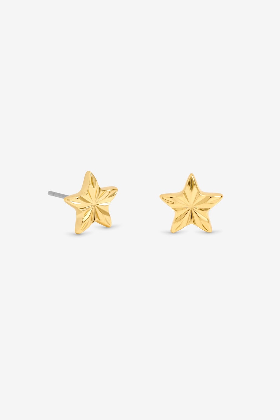 Jon Richard 18K Gold Plated Star Earrings Gift Cracker