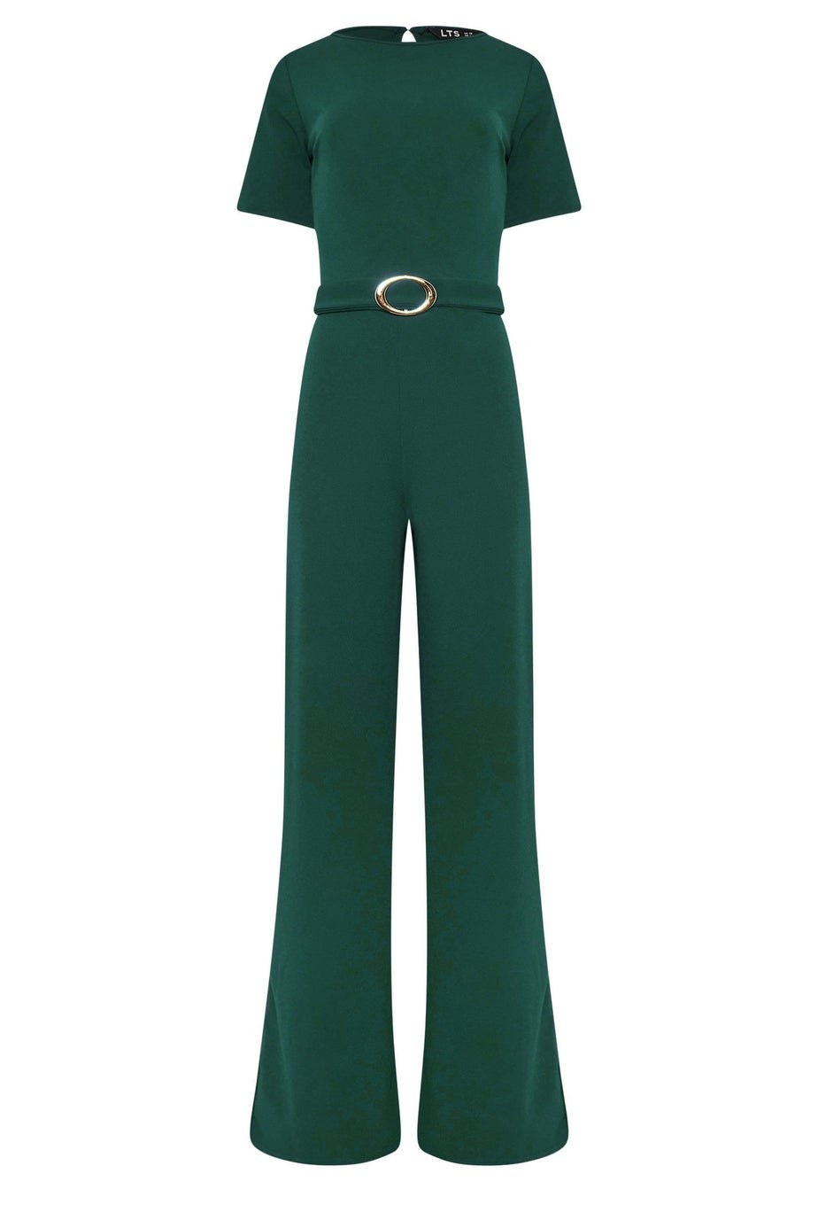 Long Tall Sally Dark Green Belted Jumpsuit