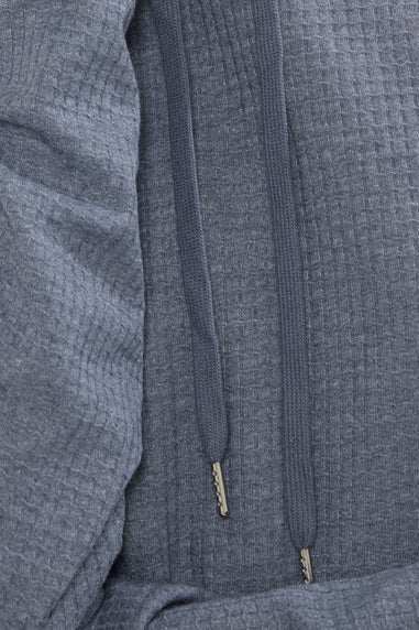 Long Tall Sally Denim Blue Waffle Lounge Top