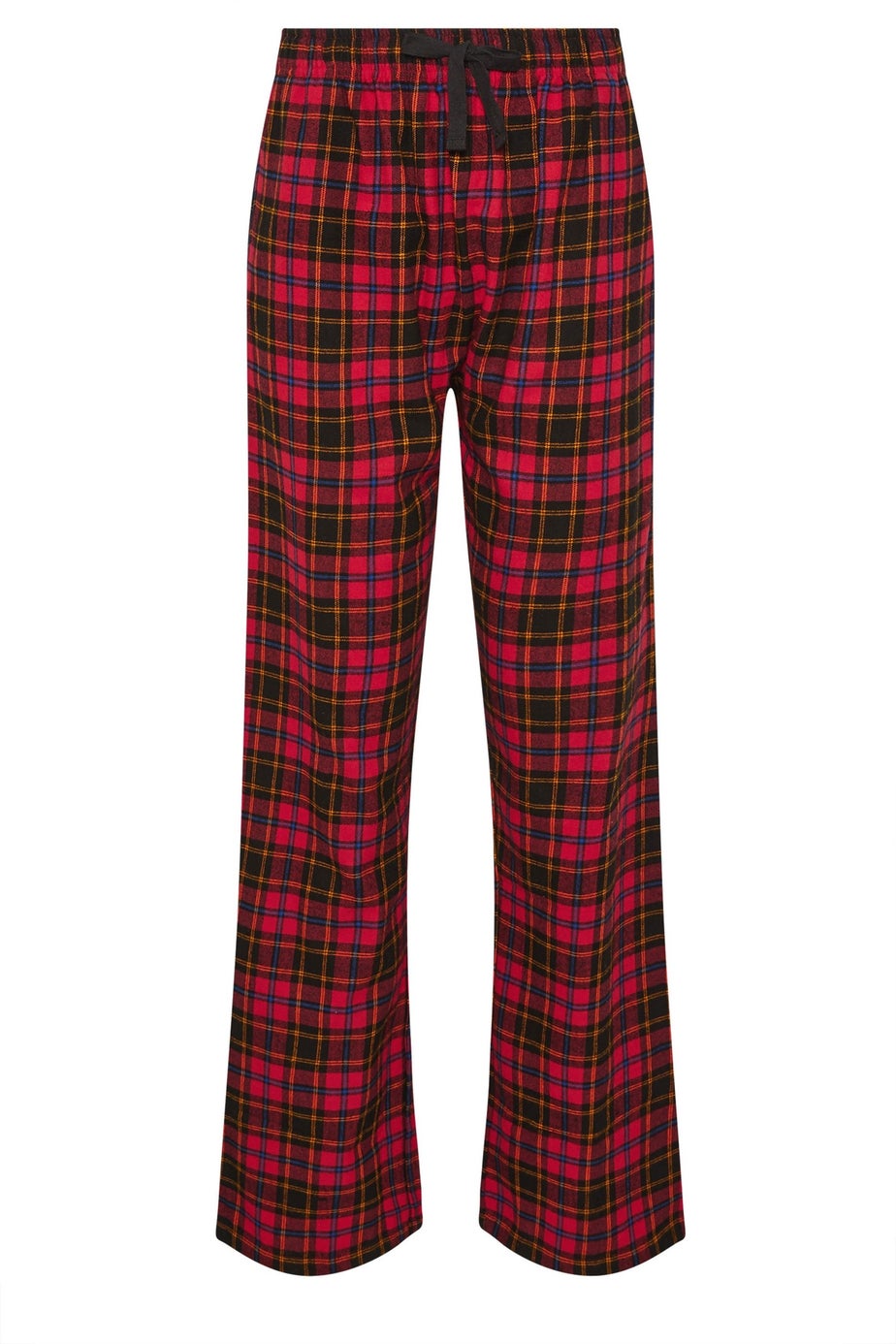 Long Tall Sally Black & Red Cotton Check Pyjama Bottoms