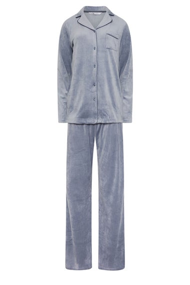 Long Tall Sally Blue Super Luxe Touch Pyjama Set