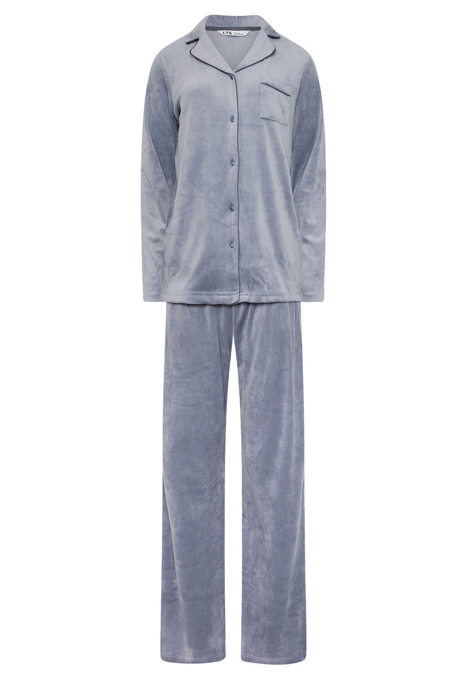 Long Tall Sally Blue Super Luxe Touch Pyjama Set