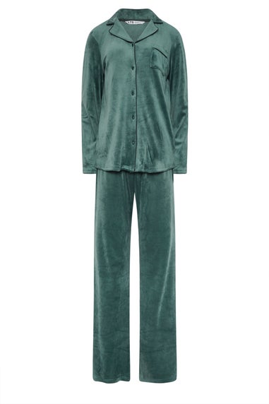 Long Tall Sally Green Super Luxe Touch Pyjama Set