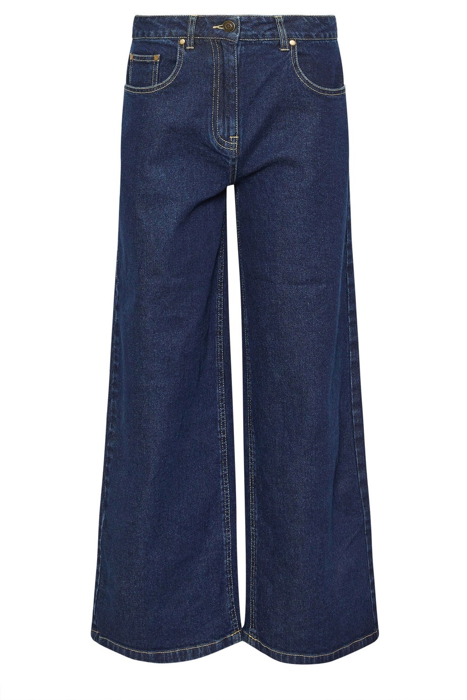 PixieGirl Petite Dark Blue Wide Leg Jeans
