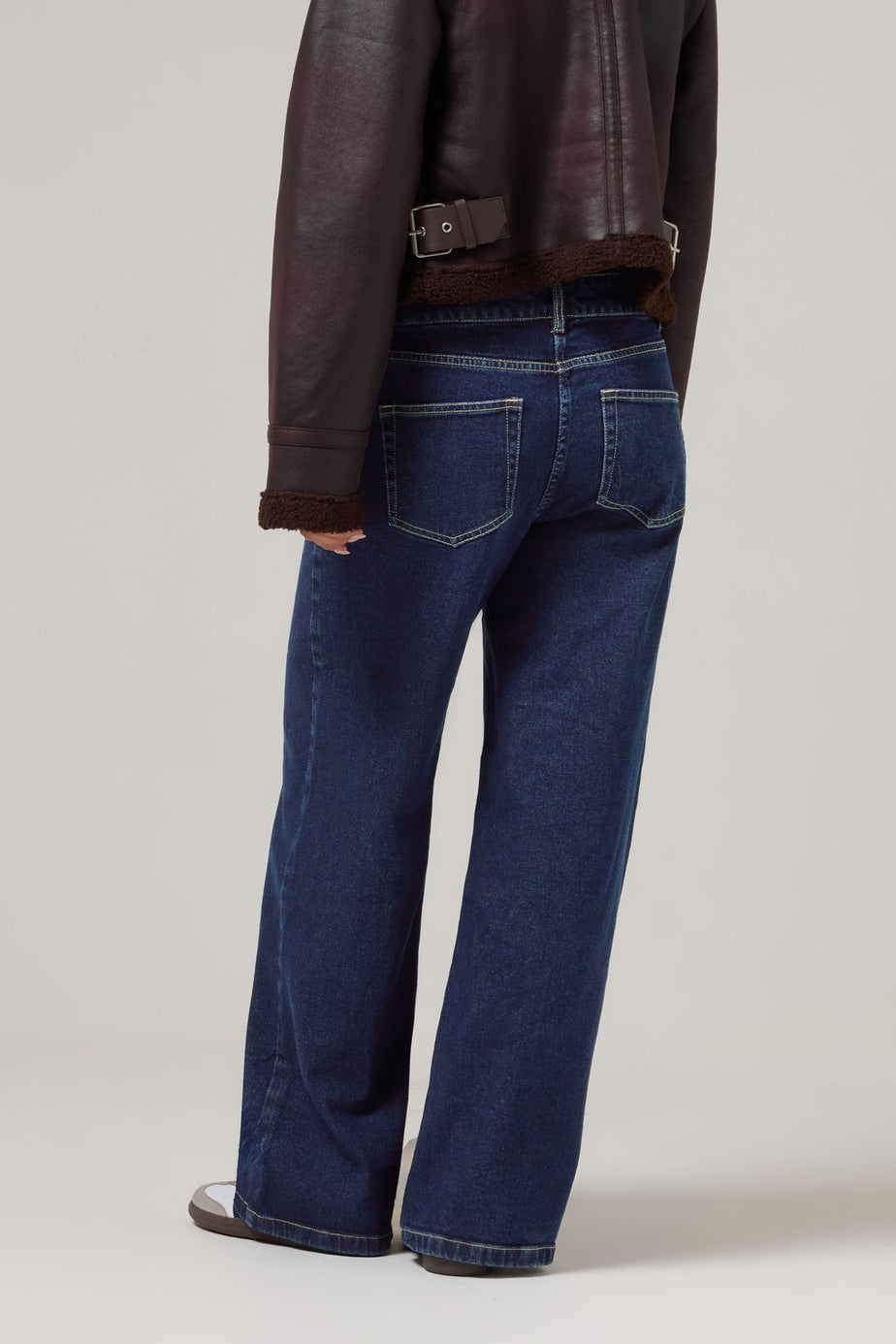 PixieGirl Petite Dark Blue Wide Leg Jeans