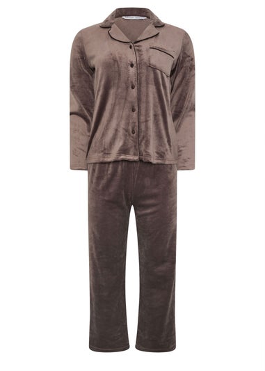 PixieGirl Petite Chocolate Brown Super Luxe Touch Pyjama Set