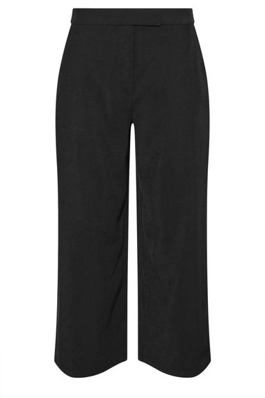 PixieGirl Petite Black Tab Wide Leg Trousers