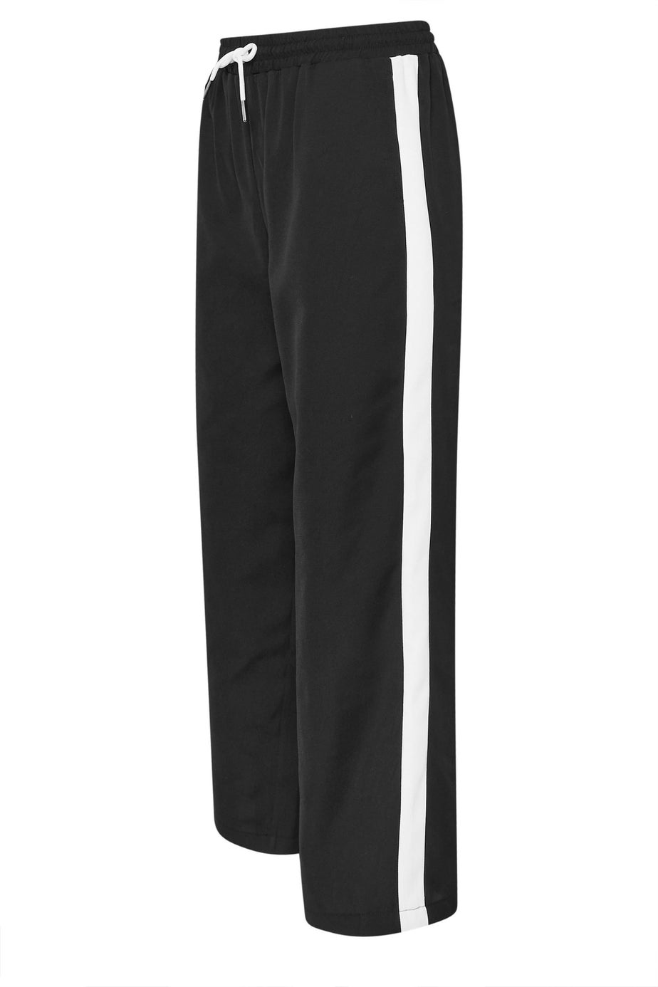 PixieGirl Petite Black Striped Wide Leg Trousers