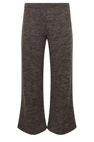 PixieGirl Petite Chocolate Brown Marl Wide Leg Trousers