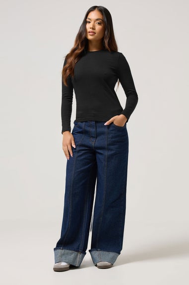 PixieGirl Petite 2 Pack Black & White Cotton T-Shirts