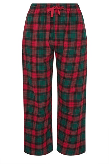 PixieGirl Petite Red Cotton Check Pyjama Bottoms